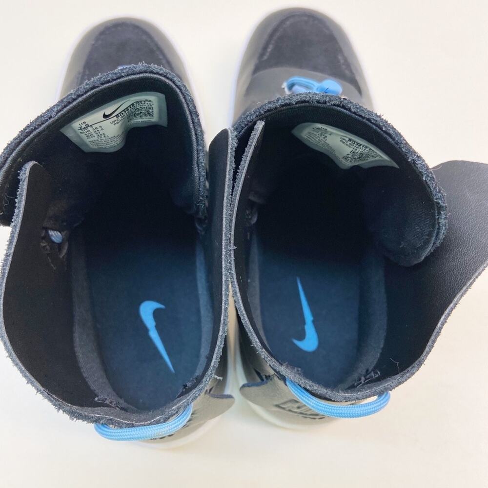 The Nike Vandalised in Black/Black-Light Blue Sneakers - Picture 6 of 10